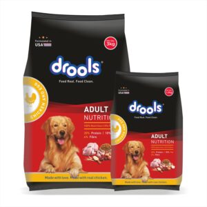 Drools Adult Chicken and Egg, 3kg with Free 1.2 KG